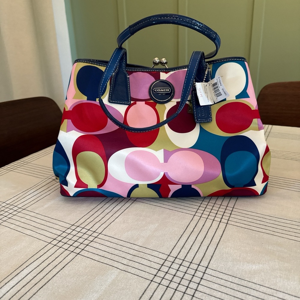Coach Multicolor Sateen Women's Bag